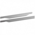 Poignée profil de meuble cuisine aluminium tirette forme vague
