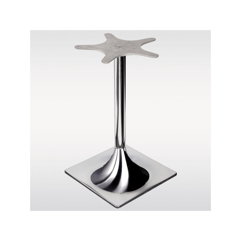 Pied de table central TULIPE carré - 740 mm