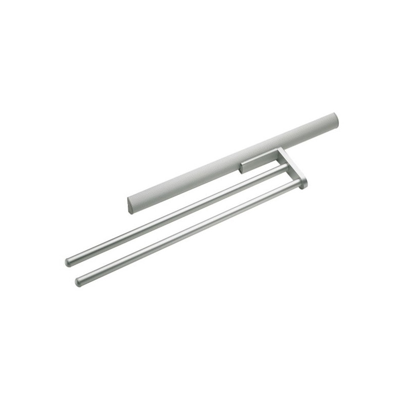 Porte serviettes coulissant alu 2 branches