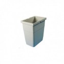 Bac poubelle gris - 6 L
