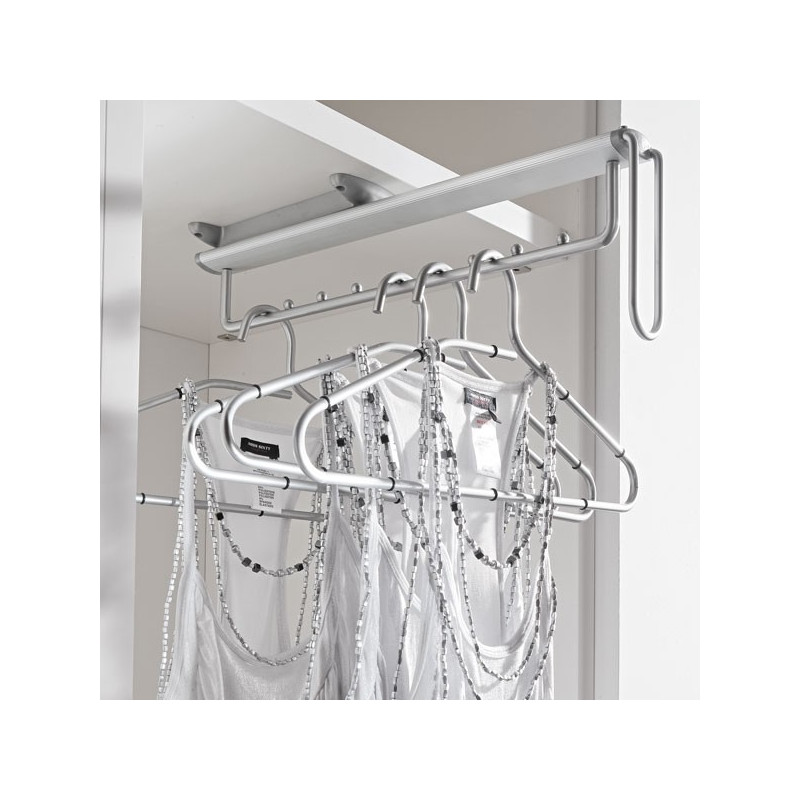 Kit de penderie Tringle porte-cintres coulissante pour armoire manager