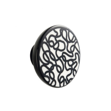 Bouton de meuble SCRIBBLE - Porcelaine