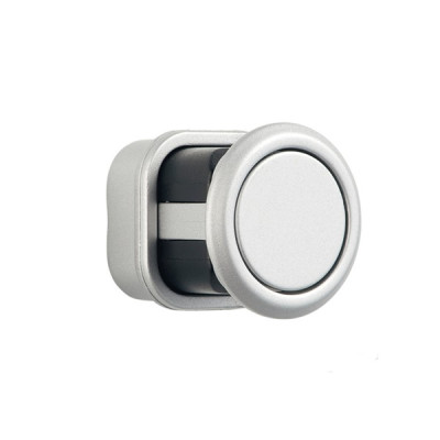 Bouton de meuble POUSSOIR - Look aluminium