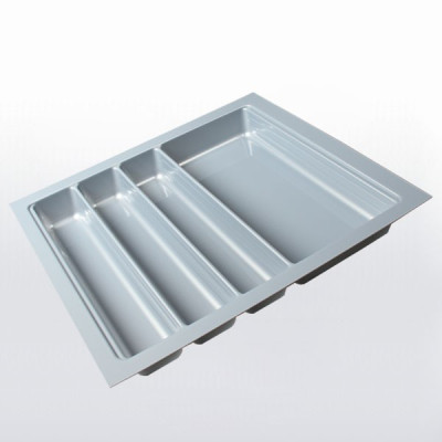 Range-couverts gris pour tiroir de 500 mm