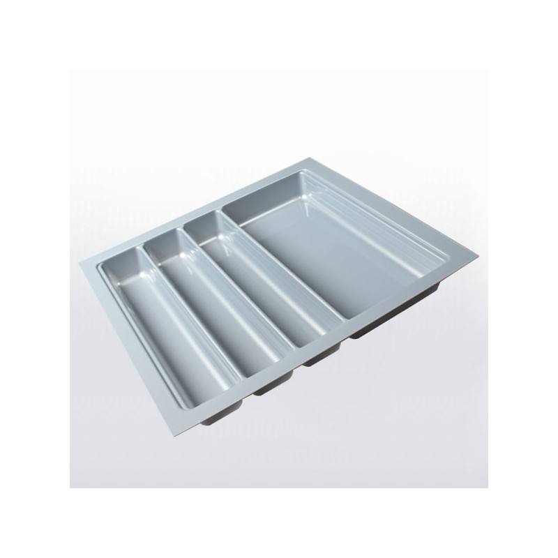 Range-couverts gris pour tiroir de 500 mm