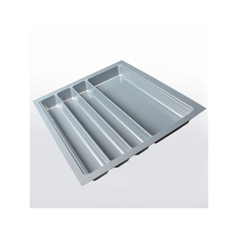 Range-couverts gris pour tiroir de 600 mm