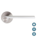 Poignée de porte OUTLINE - Look inox / Argent