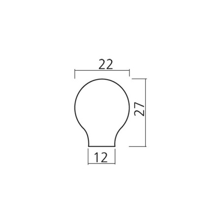 Bouton de meuble BOULE de FURNIPART - Look inox