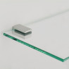 Paire de supports pour tablette verre QUADRA