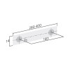 Poignée de meuble SHAPE 2 de FURNIPART- Look inox