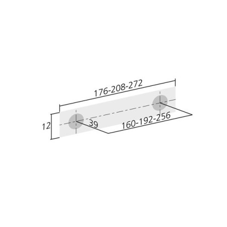 Poignée de meuble APLATIE - Look inox