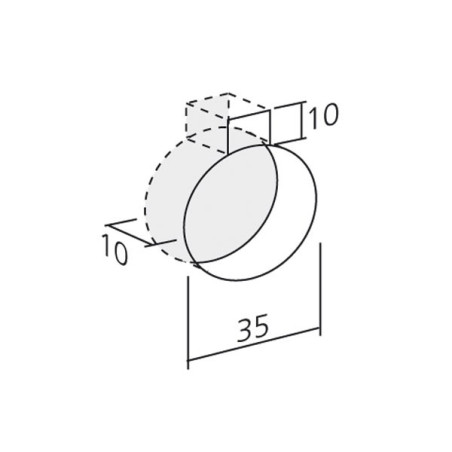 Poignée de meuble TIRETTE MARINE - Look inox