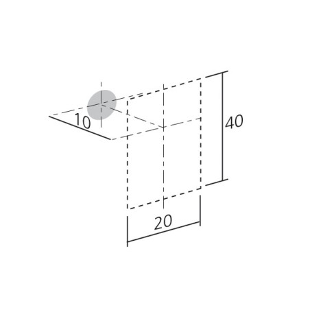 Bouton de meuble LUBY - Cuir et inox