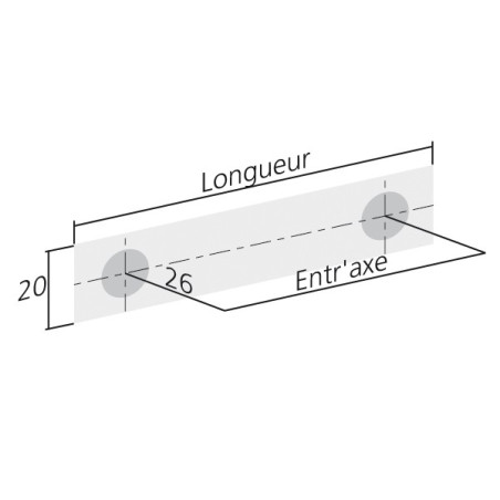 Poignée de meuble TORSADE - Look inox