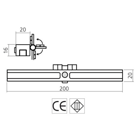 Kit 2 spots pour lit avec transformateur 12V HEART