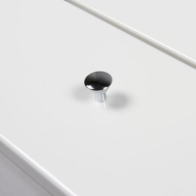 Bouton de meuble CONIQUE STRIE - Chromé