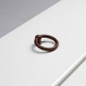 Poignée anneau ancien métal effet rouillé
