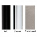 Pied de table réglable, inox, chromé ou noir, hauteur 710 à 810 mm