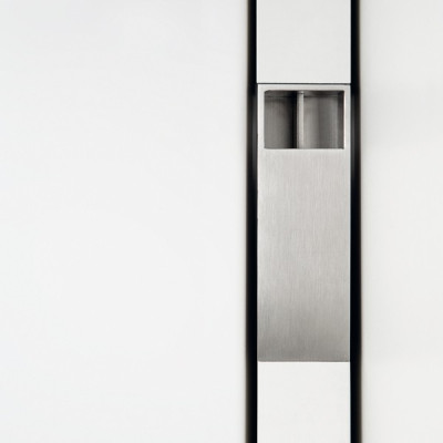 Poignée coulissant carré inox