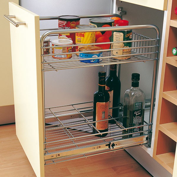 QWORK Porte-Bouteilles Empilable Transparent Pour 4 Bouteilles - Range Bouteille Cuisine Et Réfrigérateur