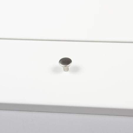 Bouton de meuble CONIQUE STRIE - Look inox