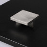 Bouton de meuble QUADRI - Look inox