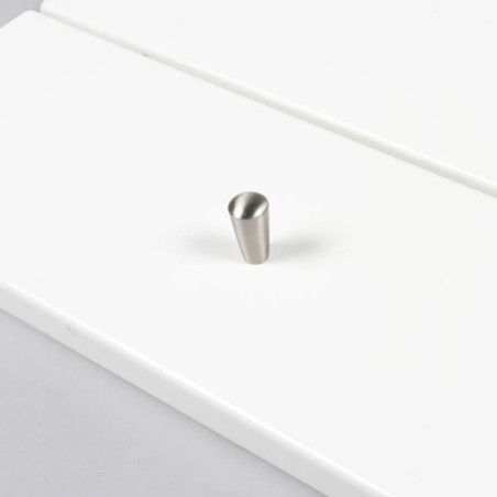 Bouton de meuble LONG CONIQUE - Look inox