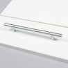 Poignée de meuble BATON Ø12 mm - Look aluminium