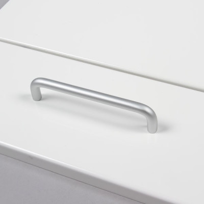 Poignée de meuble Ø10 mm - Look aluminium