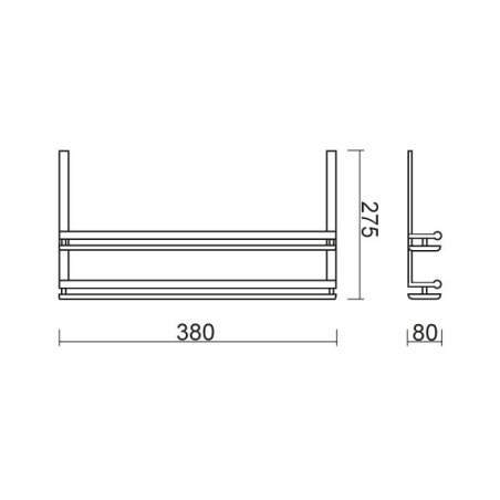 Etagère double Linero