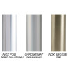 Console de snack TOWER - Inox brossé / Chromé / Alu