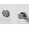 Bouton de meuble POUSSOIR - Look aluminium