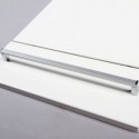 Poignée de meuble BI-COULEURS - Look aluminium
