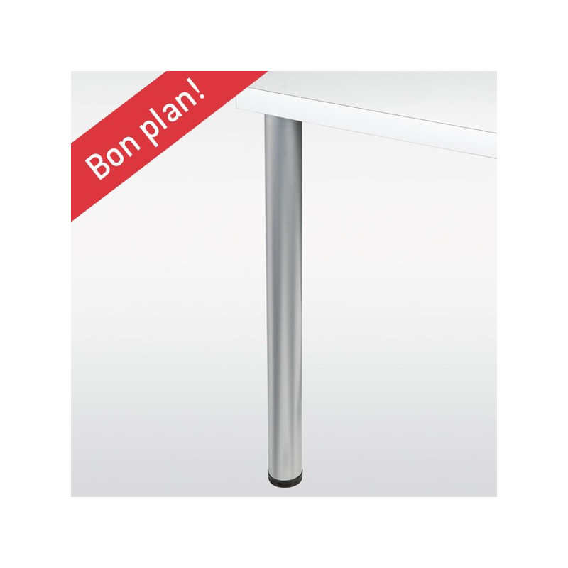 Lot de 4 pieds de table ronds ALDO - 710 mm