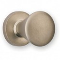 Bouton de meuble look inox conique avec embase diamètre 18 mm
