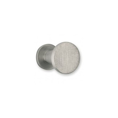 Bouton de meuble conique sur embase - Look inox