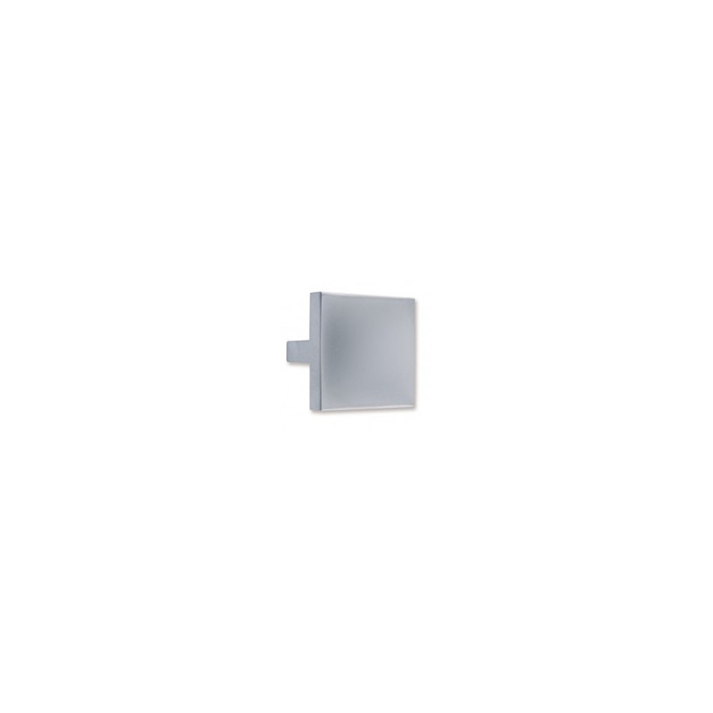 Bouton de meuble CARRE - Look aluminium