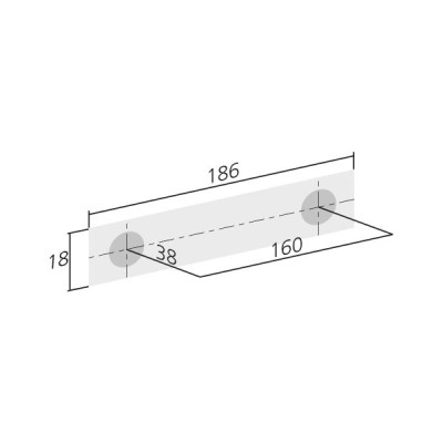 Poignée de meuble CLASSIC de FURNIPART - Look inox