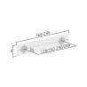 Poignée de meuble DOPPIA - Look inox