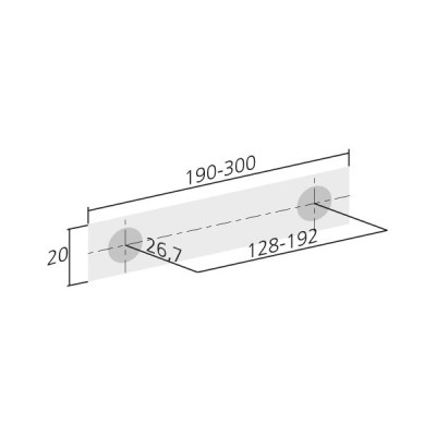 Poignée de meuble WRAP de FURNIPART - Look inox