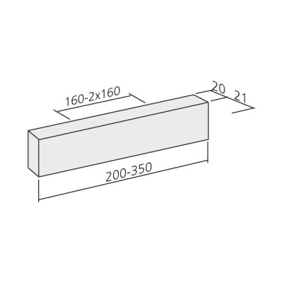 Poignée de meuble EDGE BOW - Look inox