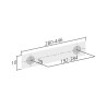Poignée de meuble AERO BIS - Look inox