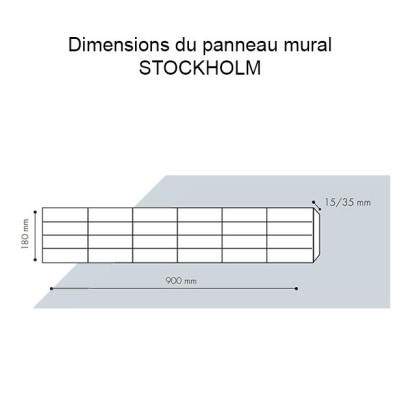 Panneau mural décoratif STOCKHOLM