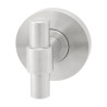Poignée de porte STOUT - Look inox brossé