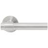 Poignée de porte STOUT - Look inox brossé