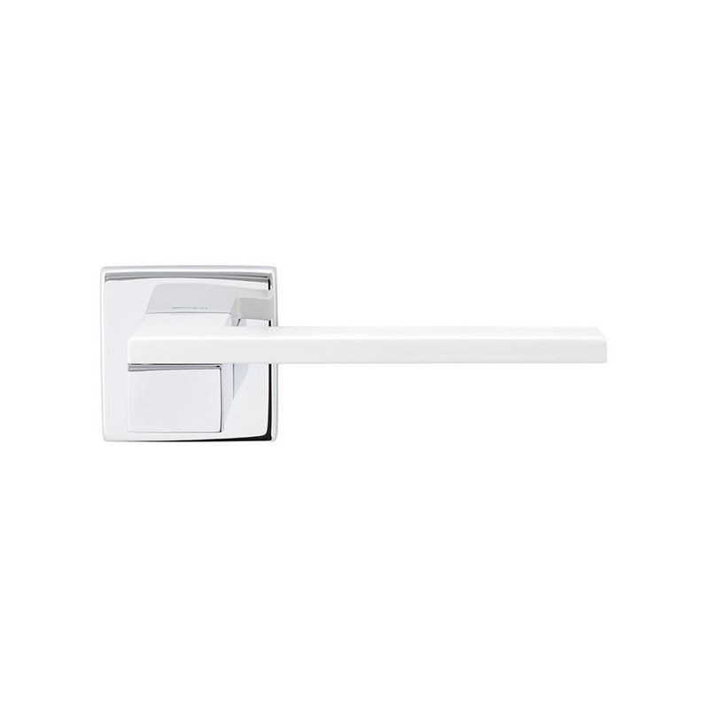 Poignée De Porte En L Chromée Pour Chambre - Acier - Neuf