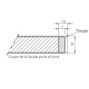 Porte de cuisine sur-mesure ALPHA bois