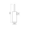 Porte-balai toilettes ANGLE