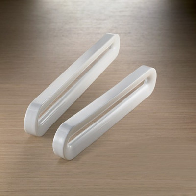 Poignée de meuble porcelaine - Noir mat