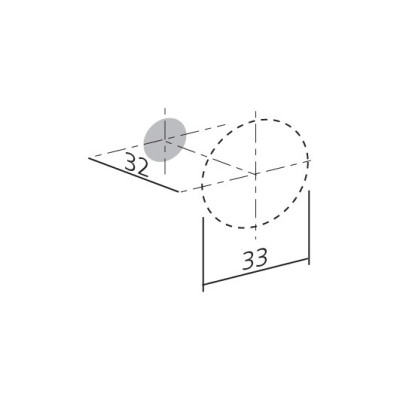 Bouton de meuble CYNDEK - Blanc
